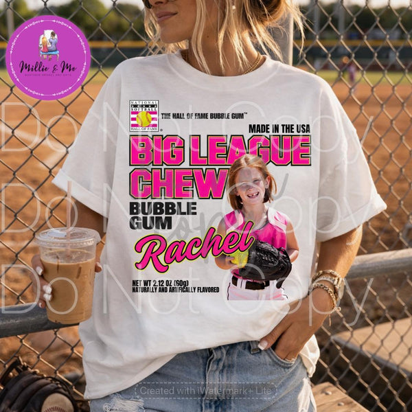 Custom Photo Baseball or Softball Shirt