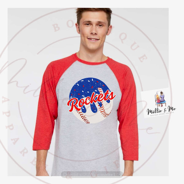 Rockets Custom Baseball  or Softball shirt