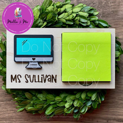 Sports & Teacher Themed Sticky Note Holders