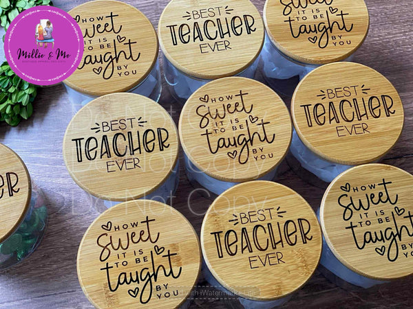 Engraved Candy and Desktop Jars