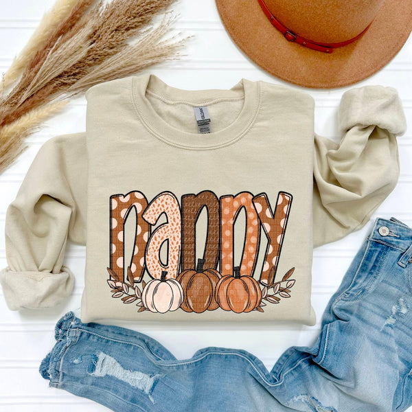 Fall Name Tees  WITH pumpkins.  ETA 7-10 business days