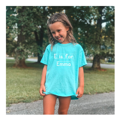 Custom Notebook Name Shirt -  Youth