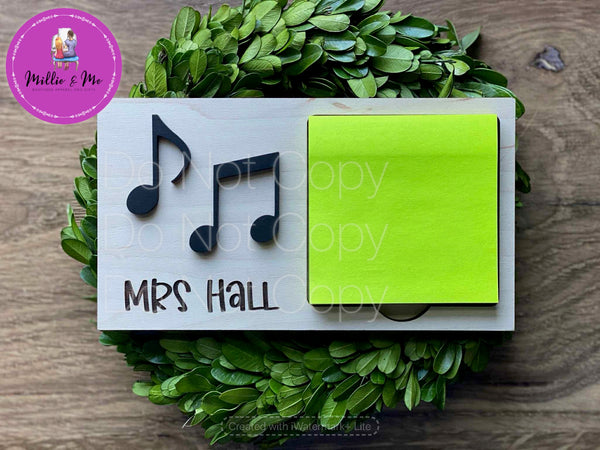 Sports & Teacher Themed Sticky Note Holders