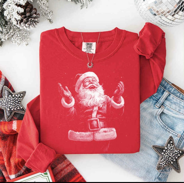 Christmas Half Tone Print shirts