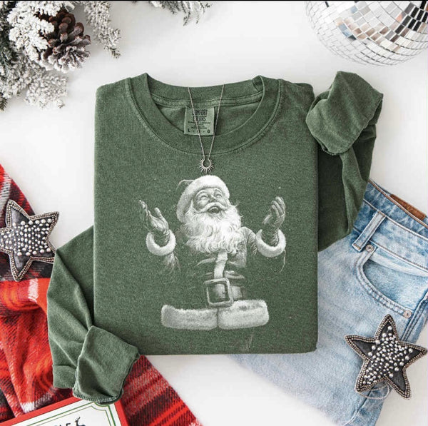 Christmas Half Tone Print shirts