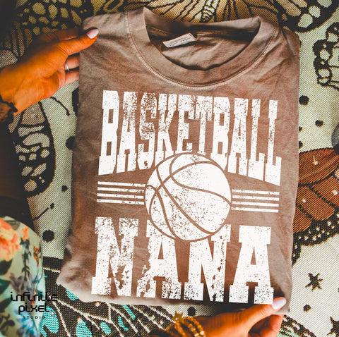 Basketball Nana distressed