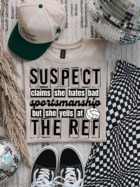 Sports Suspect tshirt or sweatshirt