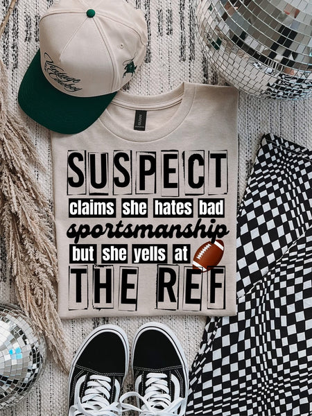 Sports Suspect tshirt or sweatshirt