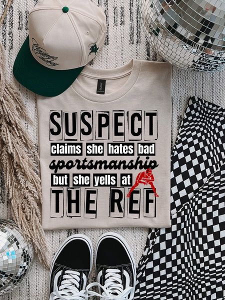 Sports Suspect tshirt or sweatshirt