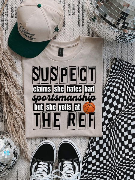 Sports Suspect tshirt or sweatshirt