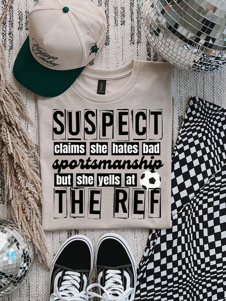 Sports Suspect tshirt or sweatshirt