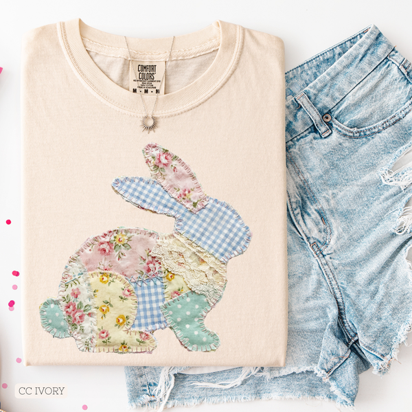 Patchwork look bunny