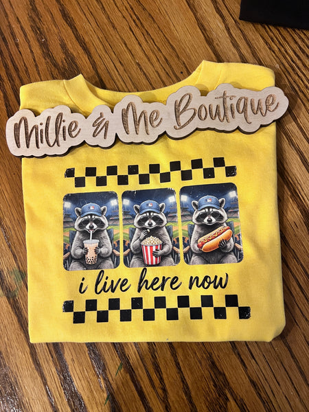 I Live Here Now Racoons