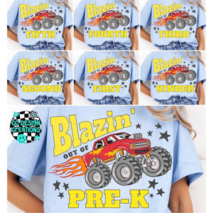 Blazin Out Grade Tees