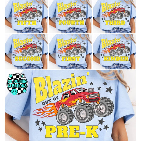 Blazin Out Grade Tees