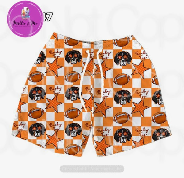 Custom TN Split Design Shorts *Preorder ETA 4-6 weeks
