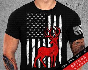 Flag and Buck