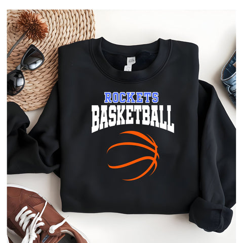 Custom team Basketball Arched with hollow background