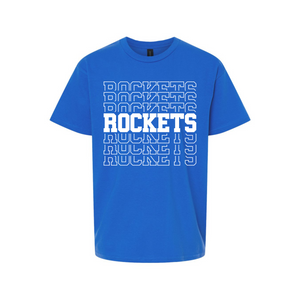 Rockets Stacked Black or White ink
