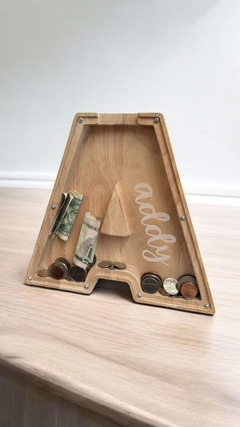 Personalized  Alphabet Piggy Bank