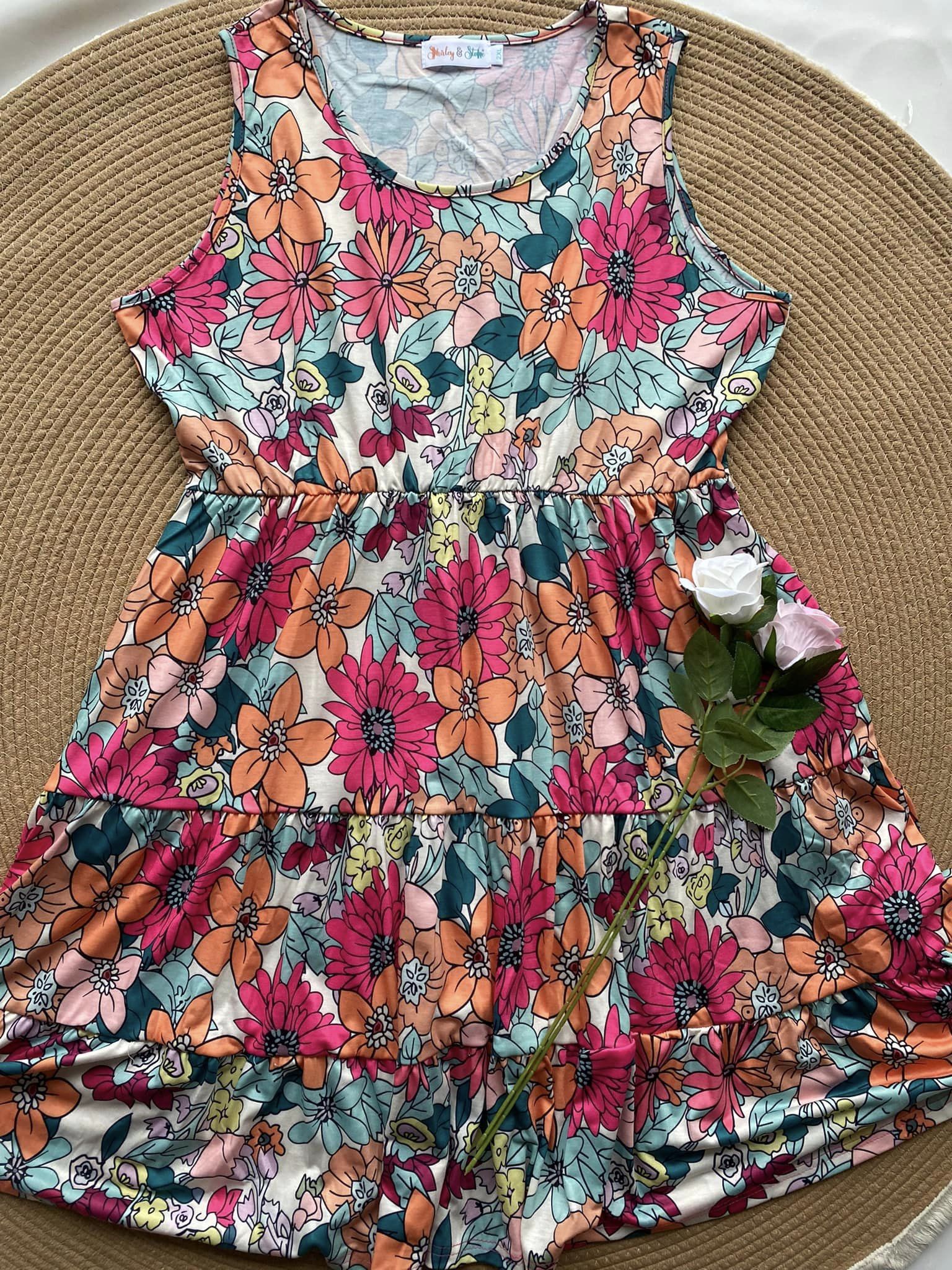 CLEARANCE Ally tiered dress