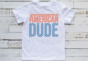 American Dude checkered