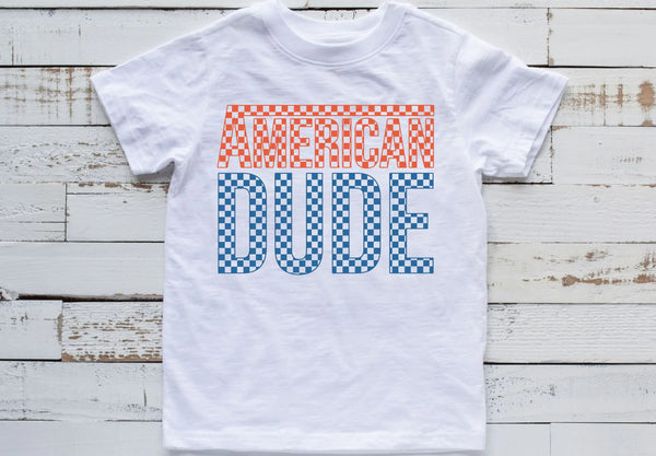 American Dude checkered