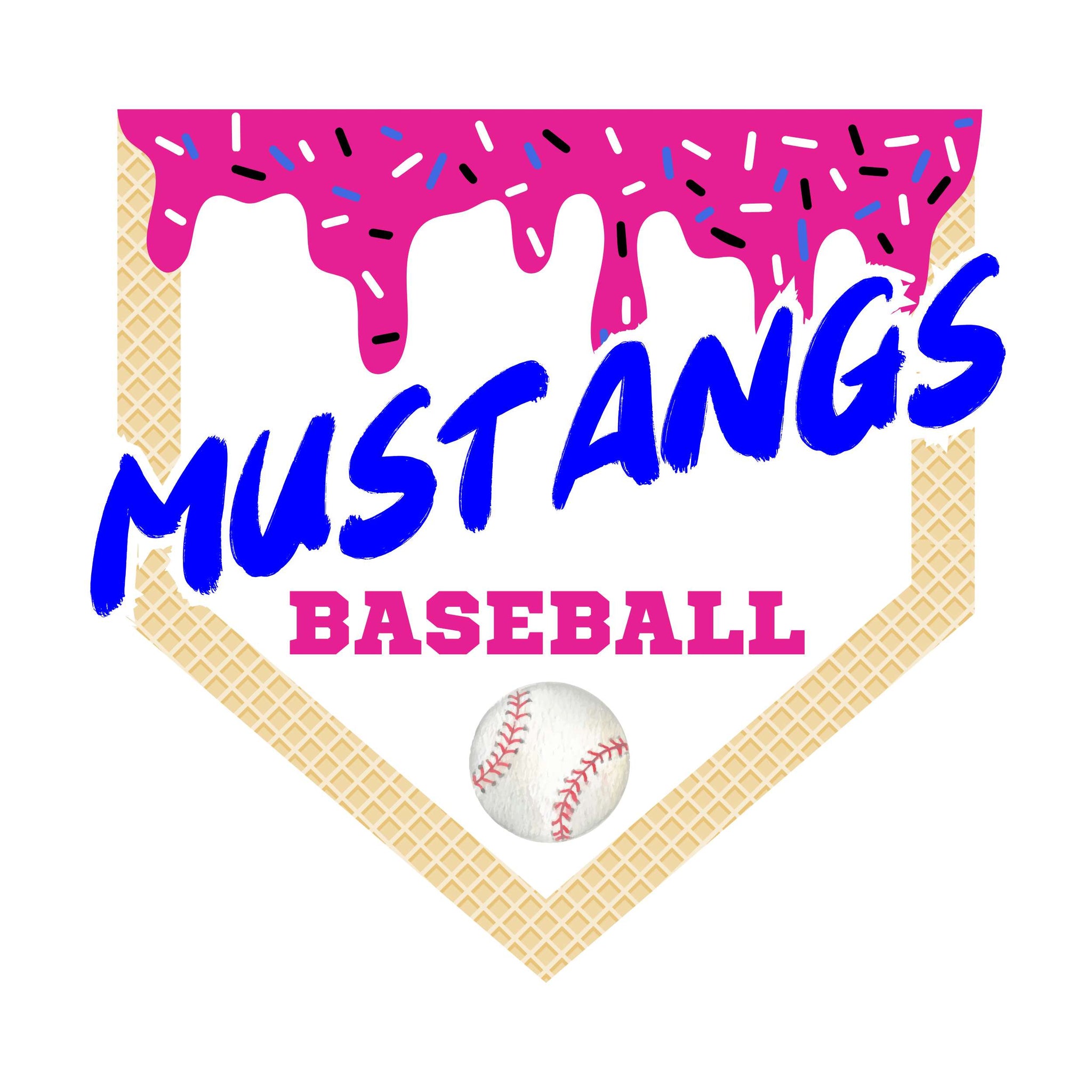 Custom Drip Baseball Plate Tee