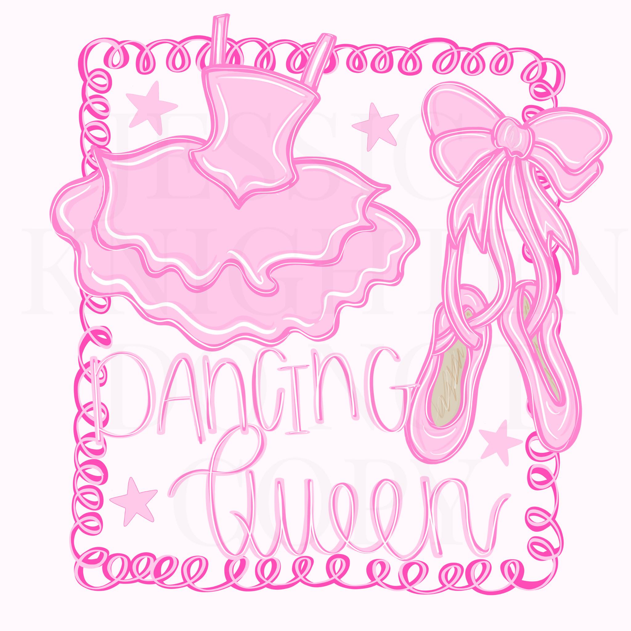 Dancing Queen, Gymnastics, Cheer tee