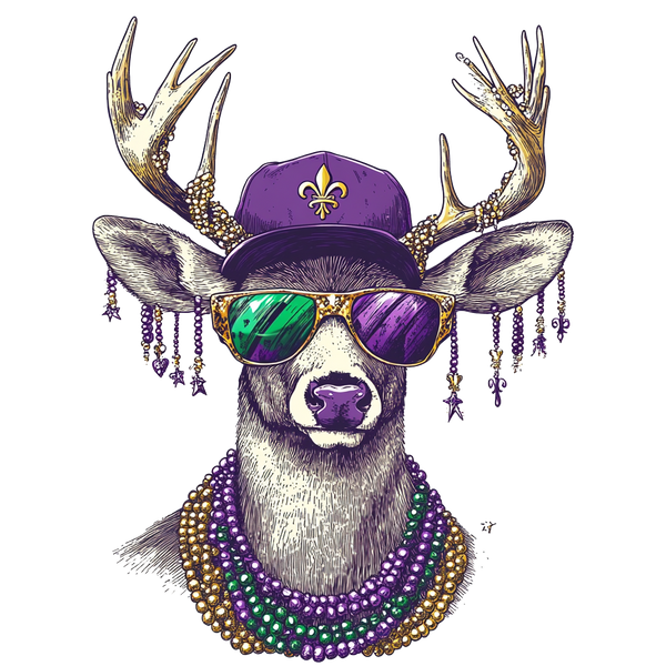 Mardi Gras - shirts or tote bags