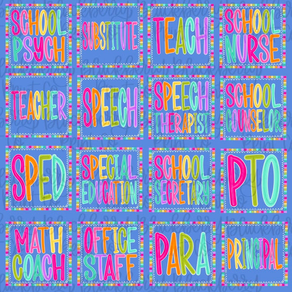 Educators Bright and Colorful