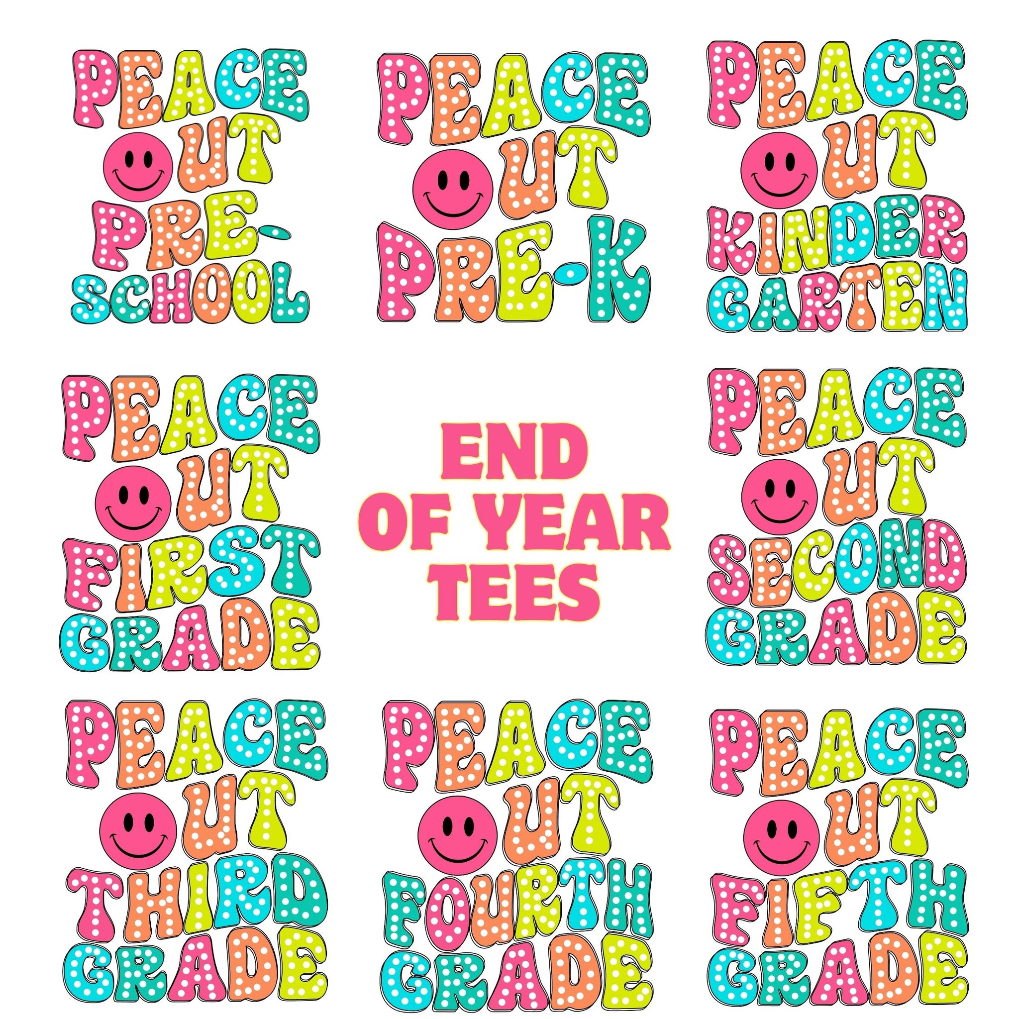 Peace Out Grade Tees