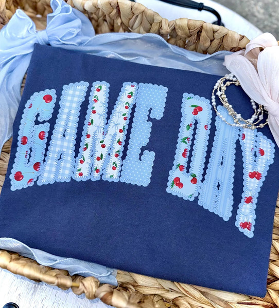 Game Day Applique look