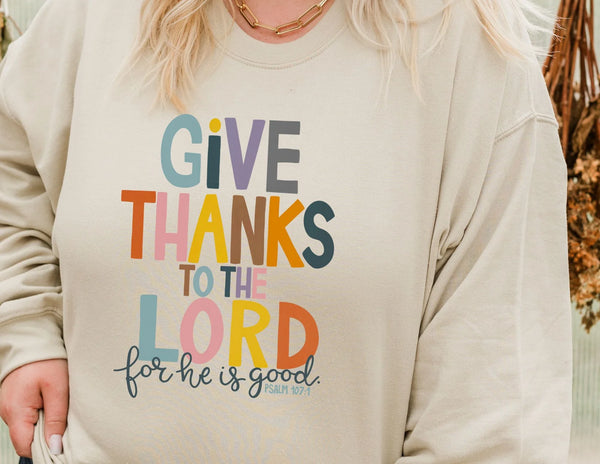 Give Thanks to the Lord