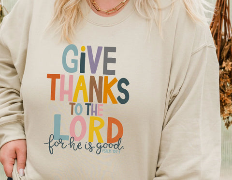Give Thanks to the Lord