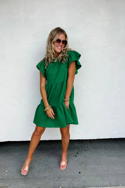 Love Me More Dress - Green