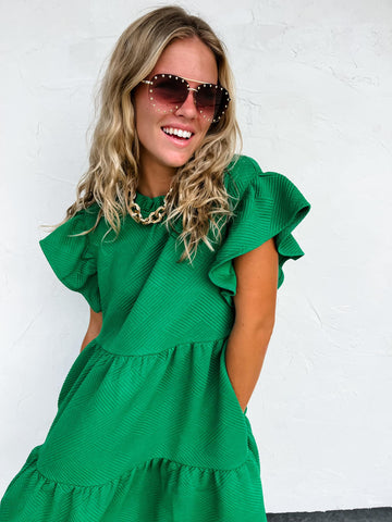 Love Me More Dress - Green