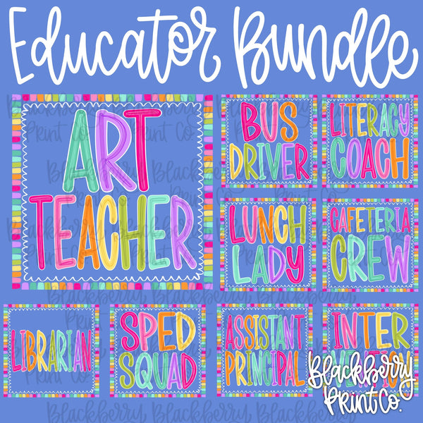 Educators Bright and Colorful