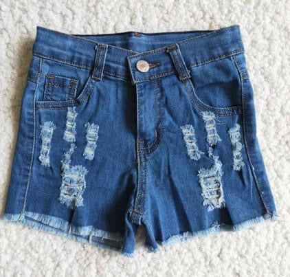 Girls Cut off denim shorts