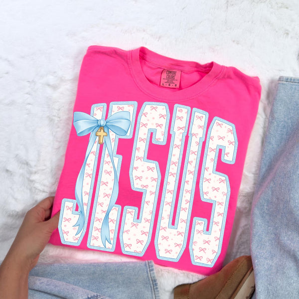Jesus with bows