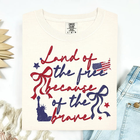 Land of the Free because of the Brave
