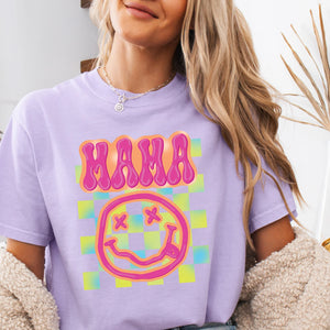 Mama  Colorful Checked