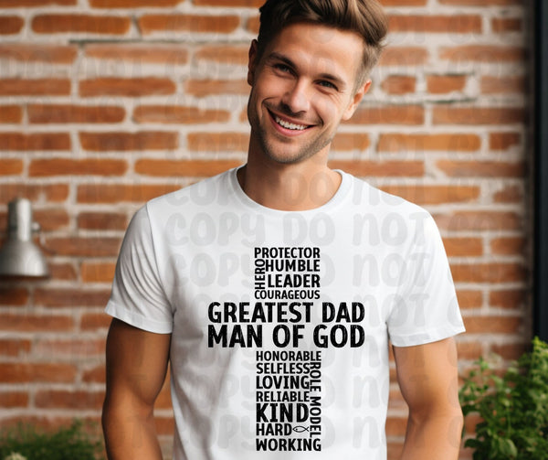 Man of God tee