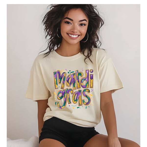 Mardi Gras - shirts or tote bags