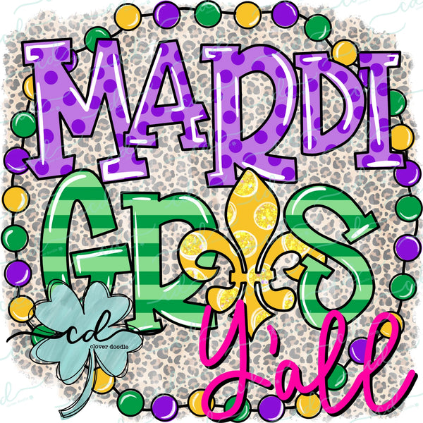 Mardi Gras - shirts or tote bags