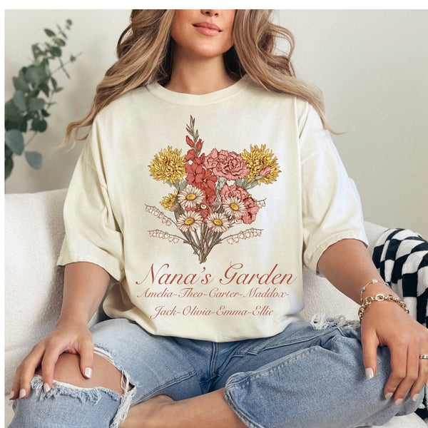 Birth month Flower tees