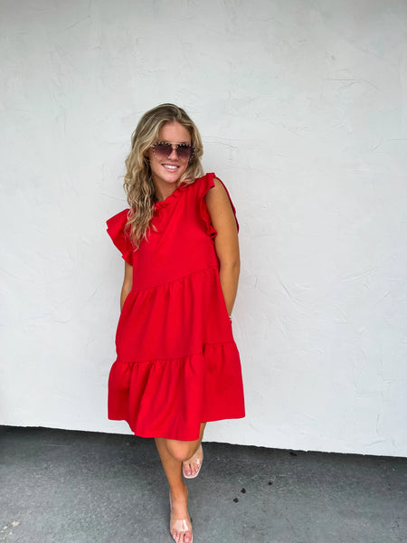 Love Me More Dress - Red