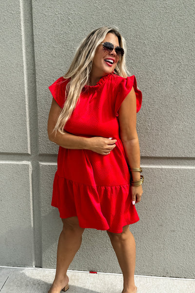 Love Me More Dress - Red