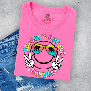Schools out smile