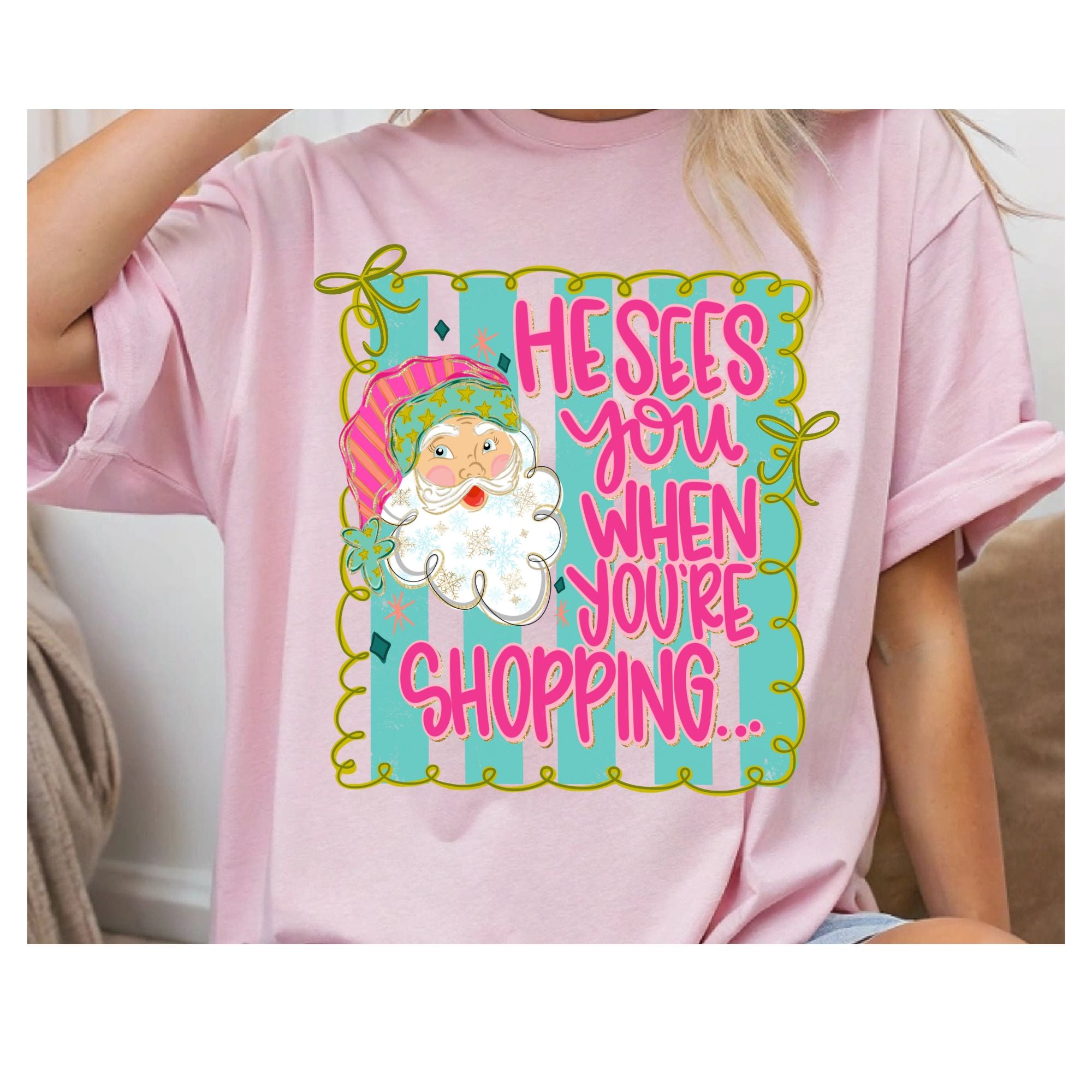 He Sees You When You Are Shopping